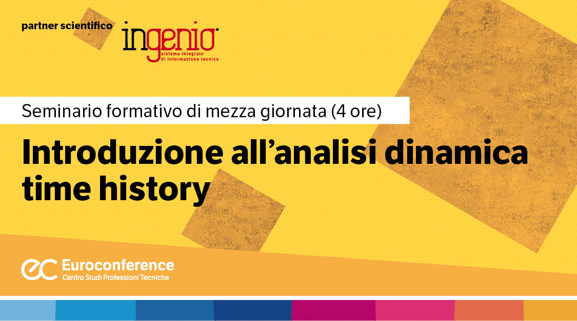Immagine Introduzione all’analisi dinamica time history | Euroconference